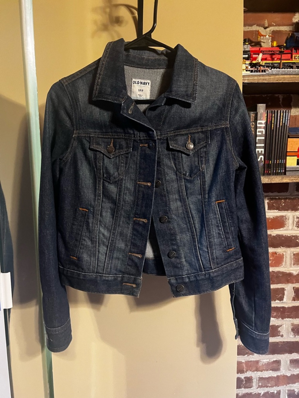 Old Navy Dark Indigo Denim Jean Jacket